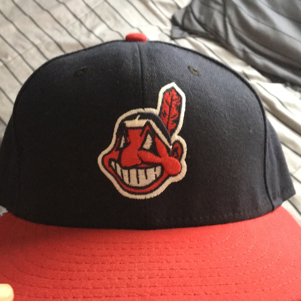 Cleveland Indians hat, rarely worn